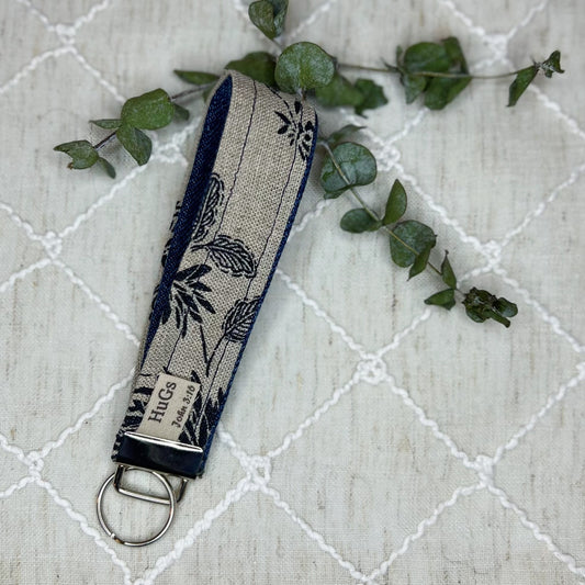 Woven Floral Key Chain